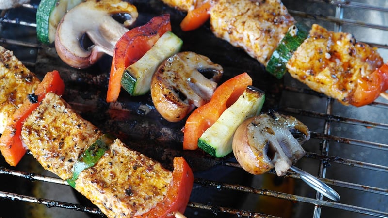 Galactic Glazed Chicken Skewers